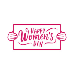 Happy Women’s Day Celebration Design.