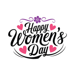 Happy Women’s Day Celebration Design.