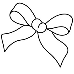 Handlebar Drawn Ribbon Outline