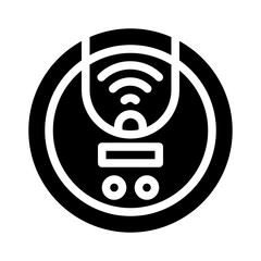 Vacuum glyph icon