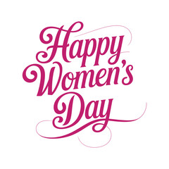 Happy Women&rsquo;s Day Celebration Design.