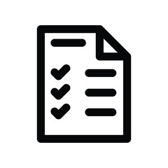 Check List icon. vector line icon for your website, mobile, presentation, and logo design.