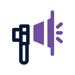 Megaphone icon. vector dual tone icon for your website, mobile, presentation, and logo design.