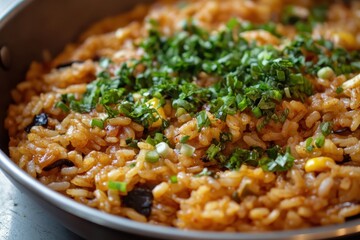 Scorched rice dish Korean style