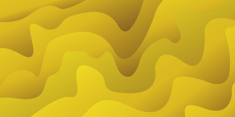 Abstract gold and light gray wave design