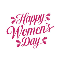 Happy Women’s Day Celebration Design.