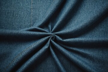 Fototapeta premium denim color rough textured background with copy space, background for wallpaper, minimal flat lay.