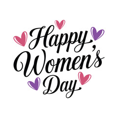 Happy Women’s Day Celebration Design.