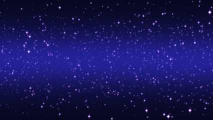 abstract blue space shiny twinkle stars and particles background,science and christmas and holiday social media design element