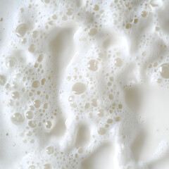 The characteristic of milk that has been frothed into foam, called milk foam