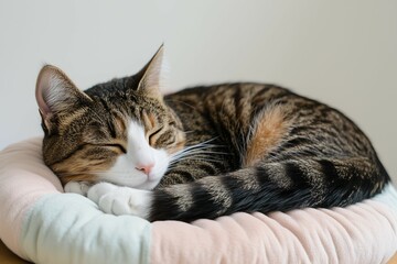 Obraz premium Paws and Peace, Cat