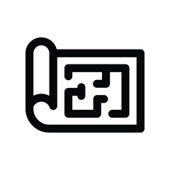 blueprint icon. vector line icon for your website, mobile, presentation, and logo design.