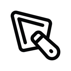 trowel icon. vector line icon for your website, mobile, presentation, and logo design.