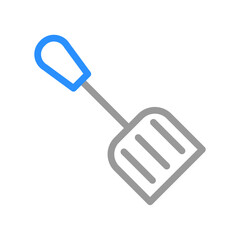 Snow Shovel Icon. Concept of winter, cleaning, and maintenance.