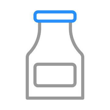 recommend clip art: Simple Bottle Outline Icon. Concept of packaging, container, and storage.