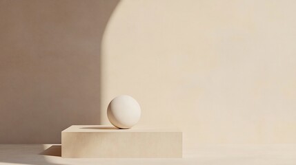 Minimalist Design of a Business Proposal Concept with Geometric Shapes