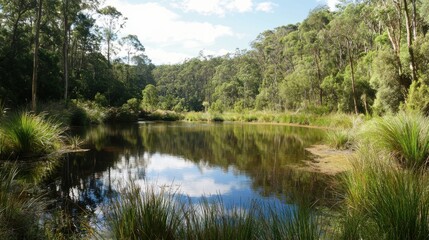 Obraz premium Nature reserve managers protect biodiversity in natural habitats.