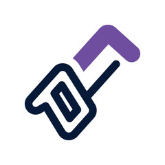 hacksaw icon. vector dual tone icon for your website, mobile, presentation, and logo design.