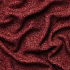 Red textured fabric with natural folds, creating an abstract background pattern.