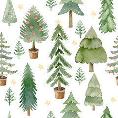 Xmas trees pattern.