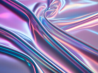Fototapeta premium abstract holographic iridescent background AI generated 