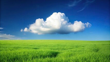 Obraz premium Soothing landscape with cloud