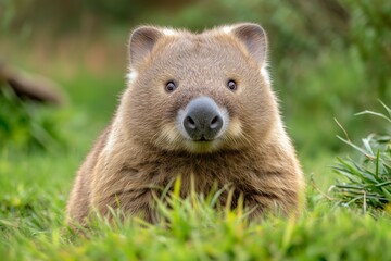 Obraz premium Earthy Charm, Wombat