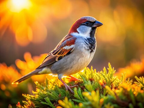 Drone Photography: Kapsperling Passer melanurus Bird Aerial View, High-Resolution Images, Stunning Nature Photography, Wildlife Photography, African Bird, Bird Habitat,  Aerial Perspective
