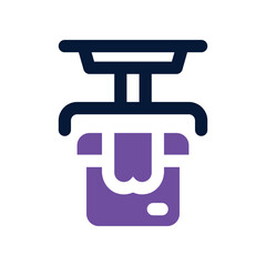 conveyor belt icon. vector dual tone icon for your website, mobile, presentation, and logo design.