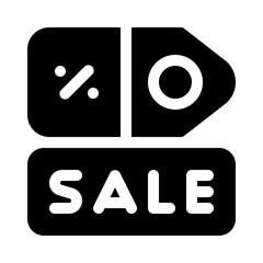 sales glyph icon