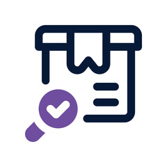 search icon. vector dual tone icon for your website, mobile, presentation, and logo design.