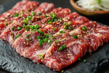 Thinly sliced traditional Korean bulgogi