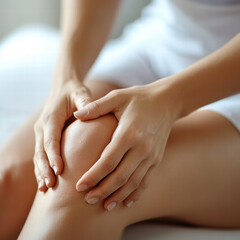 injury recovery knee massage