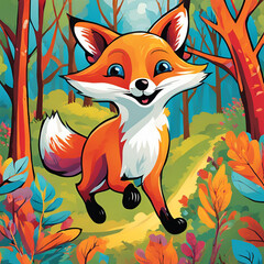 Obraz premium fox