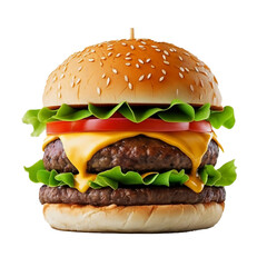 Best Veggie Burger Realistic Photo