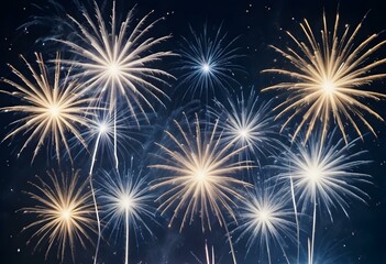 Festive fireworks background, vibrant colors, perfect for celebrations like New Year, Independence Day, and other festive events