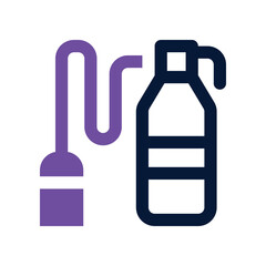 extinguisher icon. vector dual tone icon for your website, mobile, presentation, and logo design.