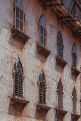 03.07.24 Porec Croatia Wonderful different window decorations on historic houses