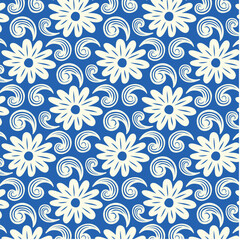 Geometric jasmine pattern backgrounds shape repetition.