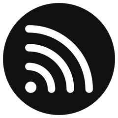 Editable vector wifi signal icon. Part of a big icon set family. Perfect for web and app interfaces, presentations, infographics, etc