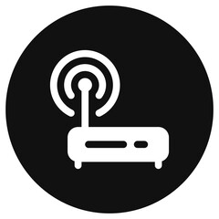 Editable vector wifi router icon. Part of a big icon set family. Perfect for web and app interfaces, presentations, infographics, etc
