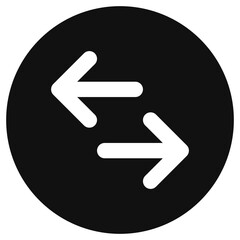 Editable vector data transfer arrows icon. Part of a big icon set family. Perfect for web and app interfaces, presentations, infographics, etc