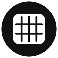 Editable vector layout grid icon. Part of a big icon set family. Perfect for web and app interfaces, presentations, infographics, etc