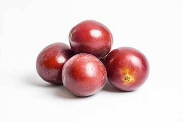 Obraz premium White background with jujube or Chinese date