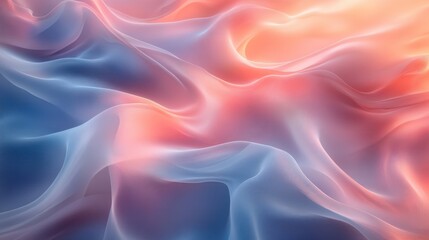 Obraz premium Abstract wavy pastel fabric texture.