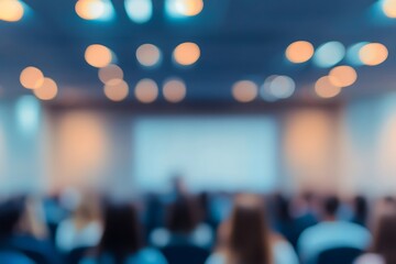 Blurred Business Conference Room Background
