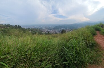 The city from the mountains