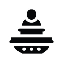 hoverboard icon. vector glyph icon for your website, mobile, presentation, and logo design.