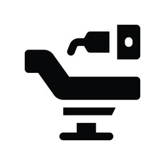 robotic surgery icon. vector glyph icon for your website, mobile, presentation, and logo design.