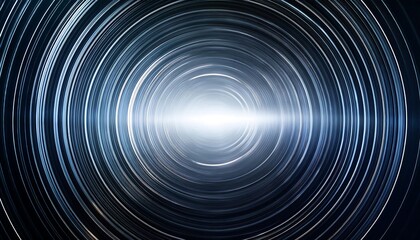Fototapeta premium Abstract light vortex with concentric circular lines.